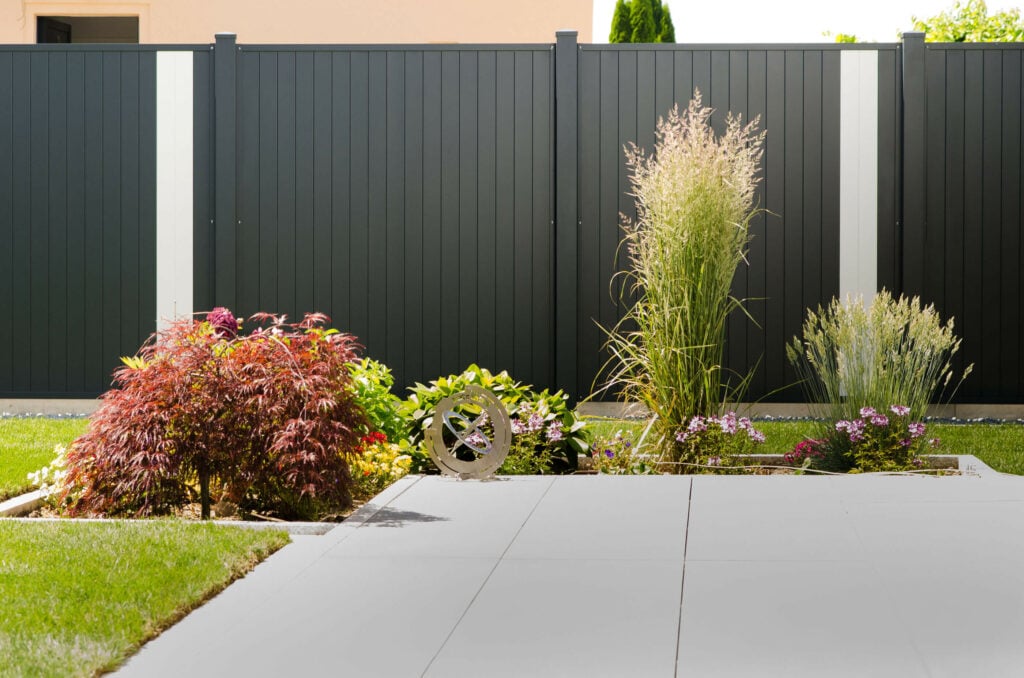 alu sichtschutzzaun 1