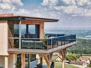 glas balkongelaender alu design vision