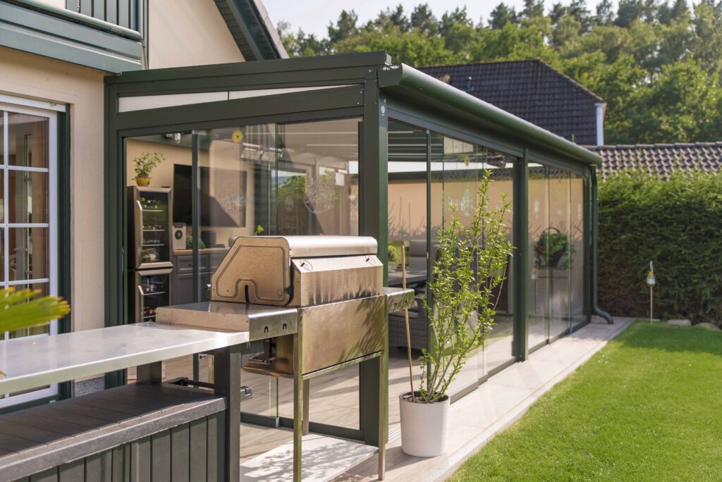 sommergarten und outdoorkueche